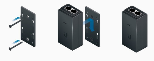 Imagen 2 de 3 de Inyector Poe Marca Ubiquiti Modelo: Poe-48-24w-g