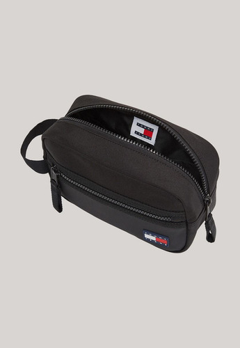 Neceser Essential Con Logo Negro Tommy Hilfiger