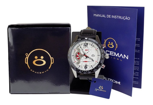 Relógio Masculino Spaceman Analógico Caixa Premium Rsm32