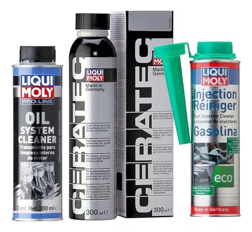 Kit Ceratec Liqui Moly Y Engine Flush Plus Limpiador Motor