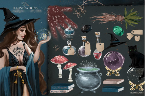 Imágenes Clipart Halloween Bruja 18117496
