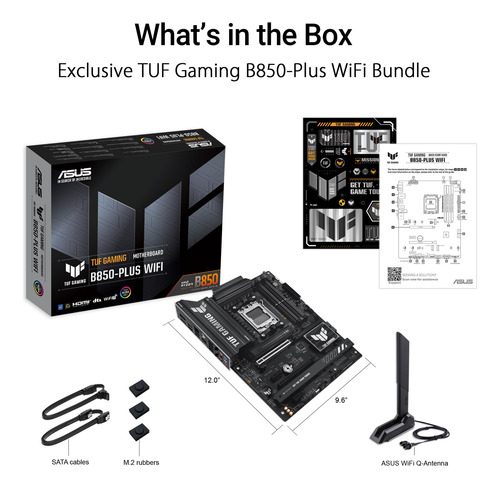Placa Madre Asus Tuf Gaming B850-plus Wifi Amd Am5 B850 Atx