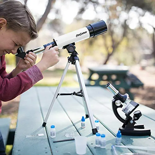 Set De Telescopio Y Microscopio Geosafari, Stem, 2 En 1, 8+