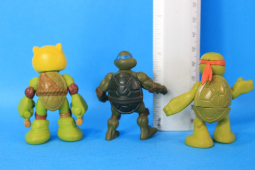 Lote 3 Figuras Tmnt Tortugas Ninja Playmates (Usado)