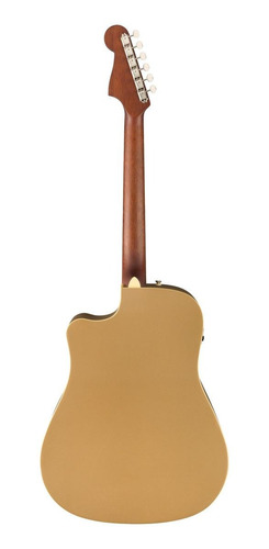 Imagen 2 de 4 de Guitarra electroacústica Fender California Redondo Player bronze satin