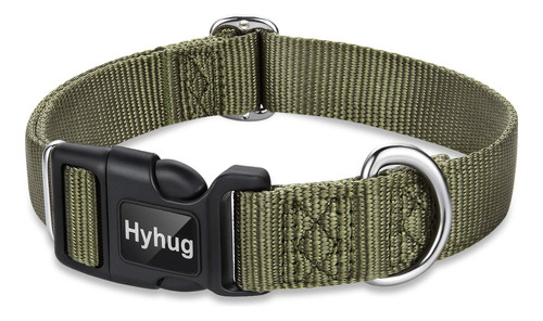 Hyhug Pets - Collar Basico Clasico De Nailon Resistente Para