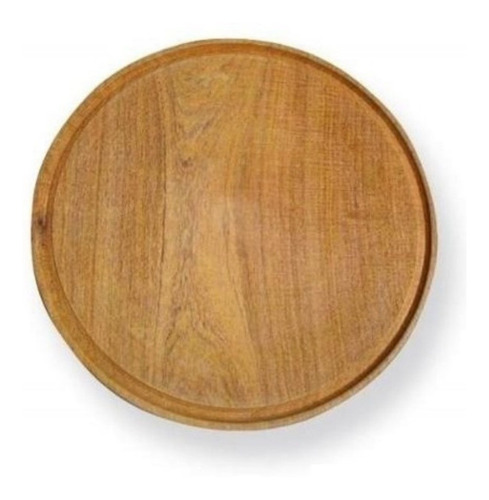 Plato Madera Algarrobo,1ª Calidad,22 Cm.con Grabado X 10 Uni