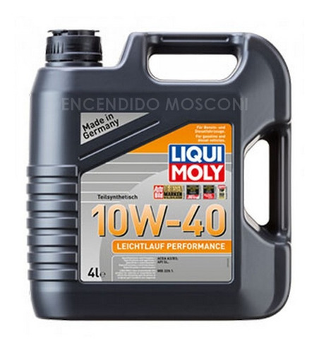 Aceite Liqui Moly Semisintetico 10w40 Leichtlauf Performance