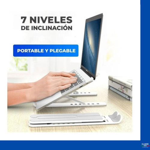 Soporte Para Laptop Portatil Base Plegable Altura Regulable