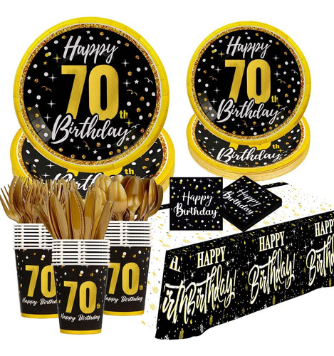 Decoraciones De Cumpleanos Numero 70 Para Hombres Y Mujeres