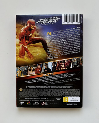 The Flash - Kit Blu-ray 1a Temporada + Dvd 2a, 3a E 4a Tempo (Usado)