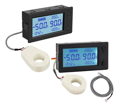 Monitor De Batería Dc 0-300v 200a Con Paquete De Alambre Shi