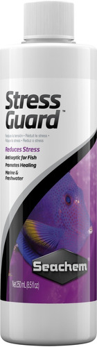Anti Estrés Peces Stressguard Seachem 250ml Cura Heridas