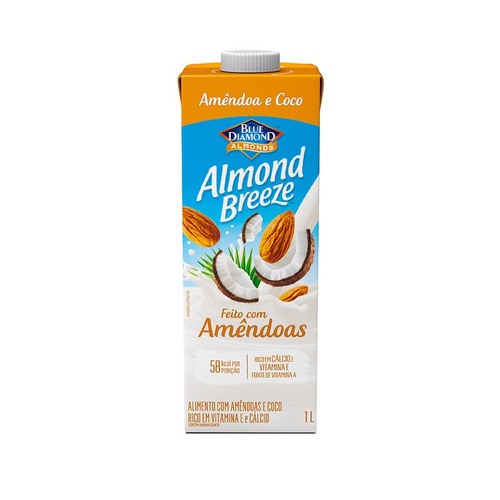 Bebida Com Amêndoas E Coco 1 Litro Almond Breeze