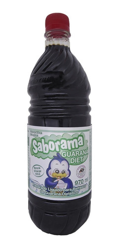 3 Groselha Diet + 3 Guaraná Diet Saborama 970ml