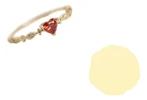 Comprar Anillos Circonita De Corazón Rojo Rubí Mujer,plata De Ley925