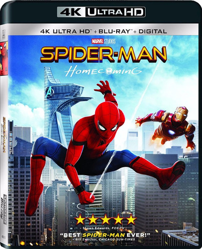 Blu Ray 4k Ultra Hd Spider Man Homecoming Marvel 