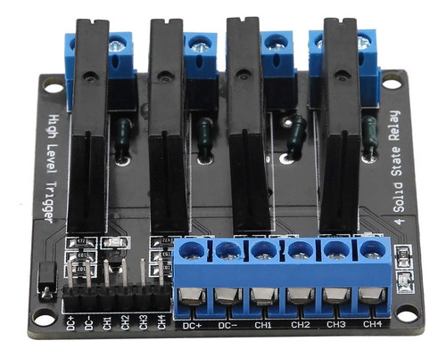Modulo Relevador Relay Estado Solido Ss 4 Canales 2a Arduino