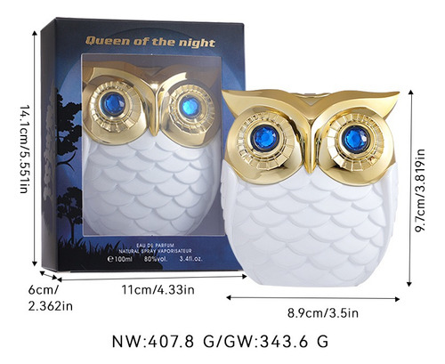 Perfume Deold, perfume de mujer Owl, perfume floral y afrutado