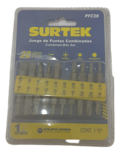 Juego De 20 Puntas Intercambiables