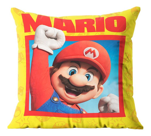 Cojín Mario Bros & Luigi Color Amarillo