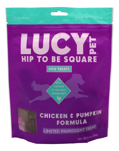 Lucy Pet Hip To Be - Golosinas Cuadradas Para Perros De Poll