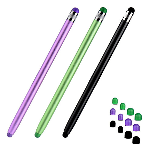 Stylus Pens For Touch Screens 3 Pcs  2 In 1 Tips Sensit...