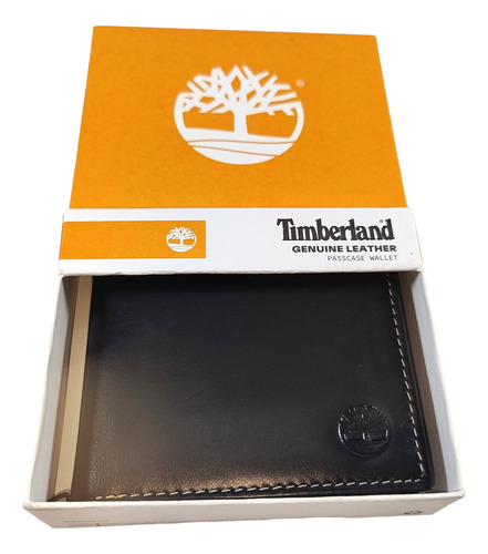 Billetera Timberland Original Passcase Leather Bk D01387/08