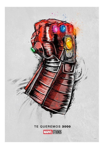 Poster Avengers Endgame Marvel Studios Películas 48x33 Cm 