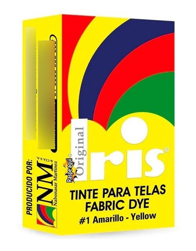 Tinta Para Telas Iris Amarillo