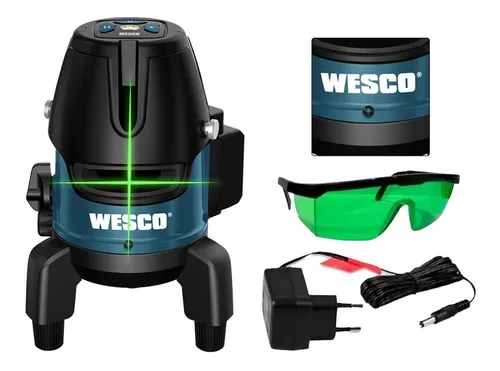 comprar Nivel A Laser Verde 5 Linhas Base Giratória Ws8911k Wesco