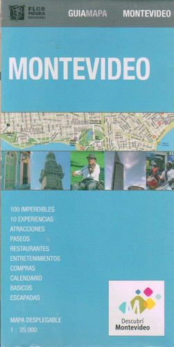 Guia Mapa Montevideo, De .. Editorial Flor Negra Ediciones, Edición 1 En Español