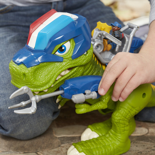 Playskool Heroes Chomp Squad Troopersaurus Y Bobby Badge