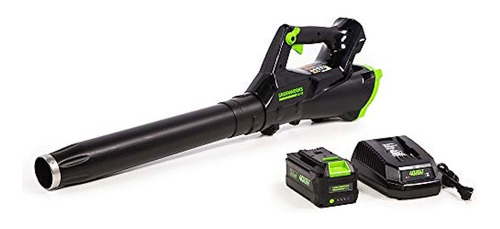 Greenworks 40v 115mph Brushless Axial Blower, 3ah Battery