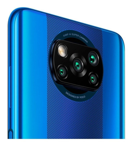 Imagen 7 de 7 de Xiaomi Pocophone Poco X3 Dual SIM 128 GB out of the blue 6 GB RAM