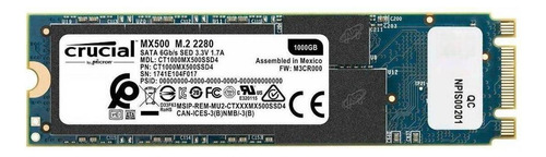 Disco Sólido Interno Crucial Ct1000mx500ssd4 1tb