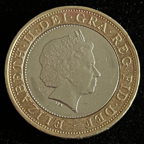 Moeda Inglaterra 2007 £2 Ato Da União Inglaterra E Escócia