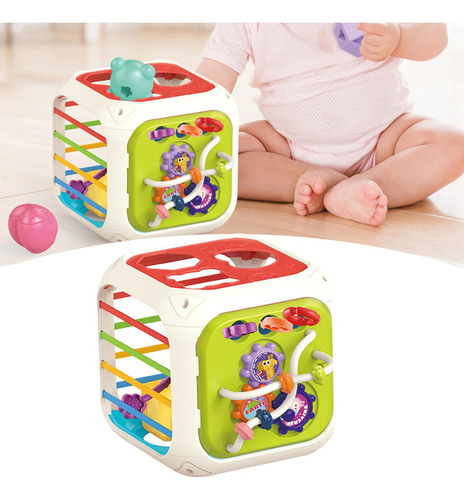 Montessori Bin Set Juego Educativo Con Bandas Elásticas