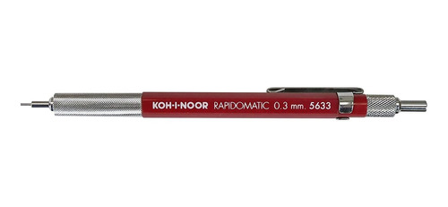 Lapiz Mecanico Rojo Punta 0,3 Mm Koh-i-noor