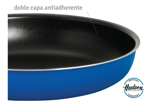 Imagen 3 de 9 de Batería De Cocina Hudson 5 Piezas Antiadherente Aluminio