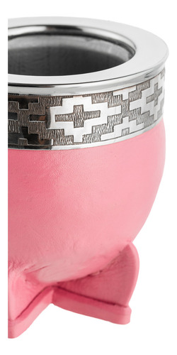 Mate Rosa Imperial Alpaca Con Bombilla Pico De Loro Pink Interior Acero Inox