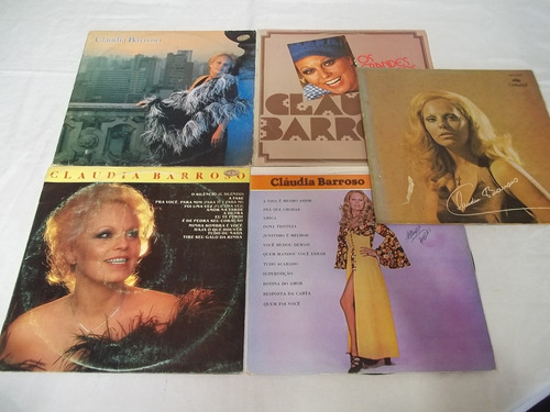 Lp Vinil - Claudia Barroso - 5 Discos