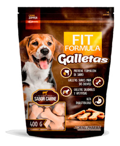 Fit Formula® Galletas Sabor A Carne Para Perros 400grs