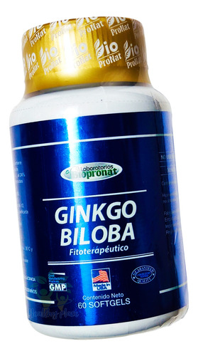 Biopronat Ginkgo 80mg X60 Caps - Unidad a $728