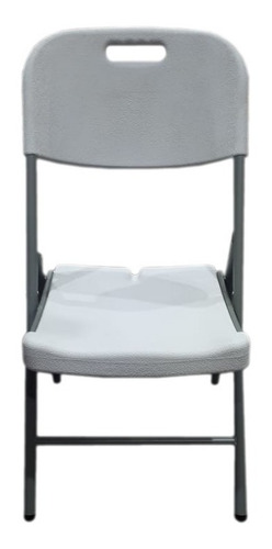 Imagen 4 de 10 de Silla Plegable Catering Metal Plástico Extra Reforzada 350kg