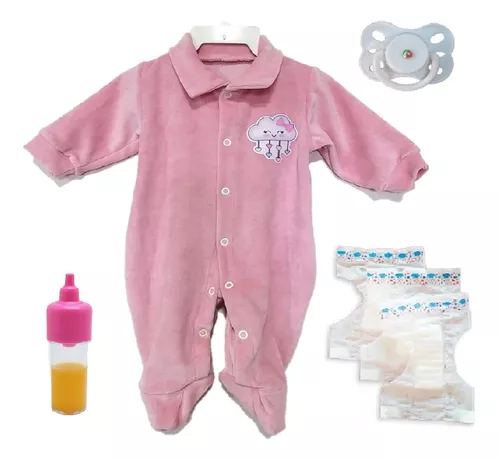 Kit 2 moldes em PDF para roupas de boneca, bebê Reborn 52 cm