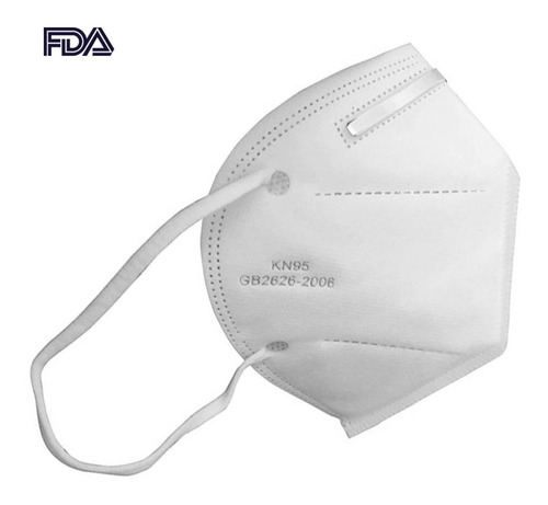 Imagen 2 de 3 de Cubrebocas Kn95 Certificado Mascarilla Tapabocas N95 50pz