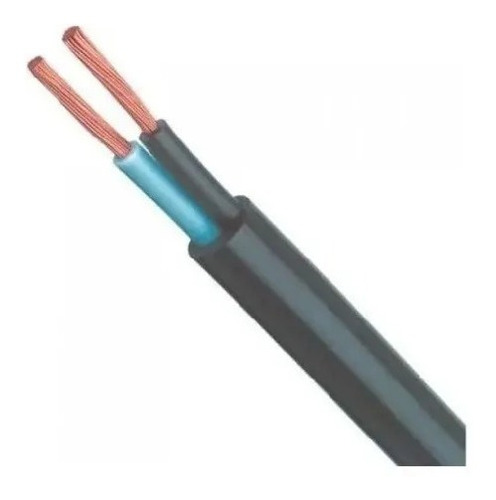 Fio Cabo Pp Extensao 2 X 1 Mm² 20 Mts + Tomadas Cobertura Preto