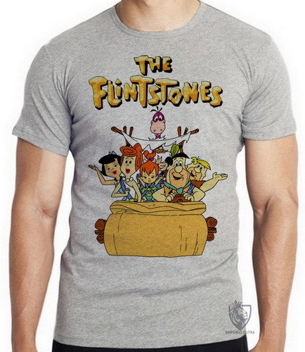 Camiseta Blusa Infantil Flinstones The Flintstones Desenho A