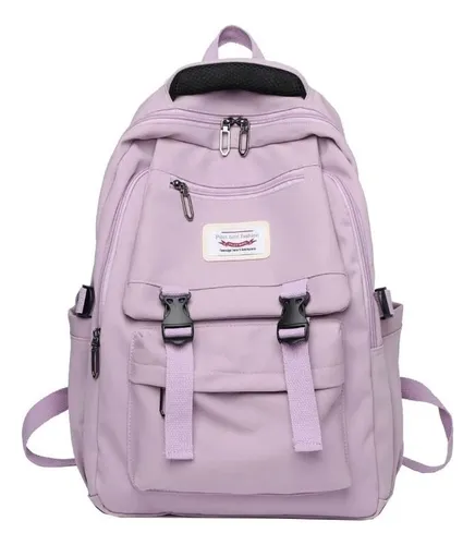 Mochila Bolso Escolar Juvenil Imprmeable Gran Capacidad 40l Color